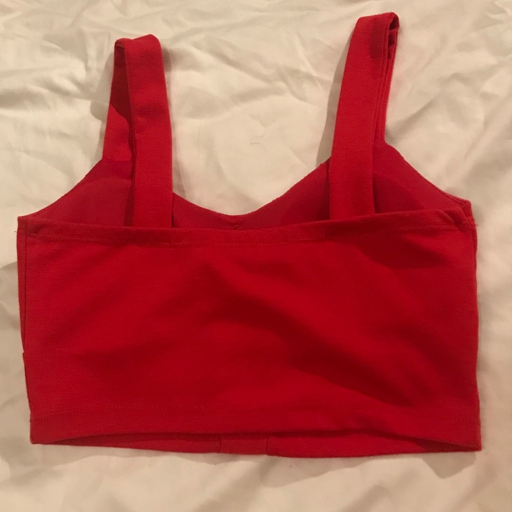 Charlotte Russe Red Crop top - Picture 3 of 3